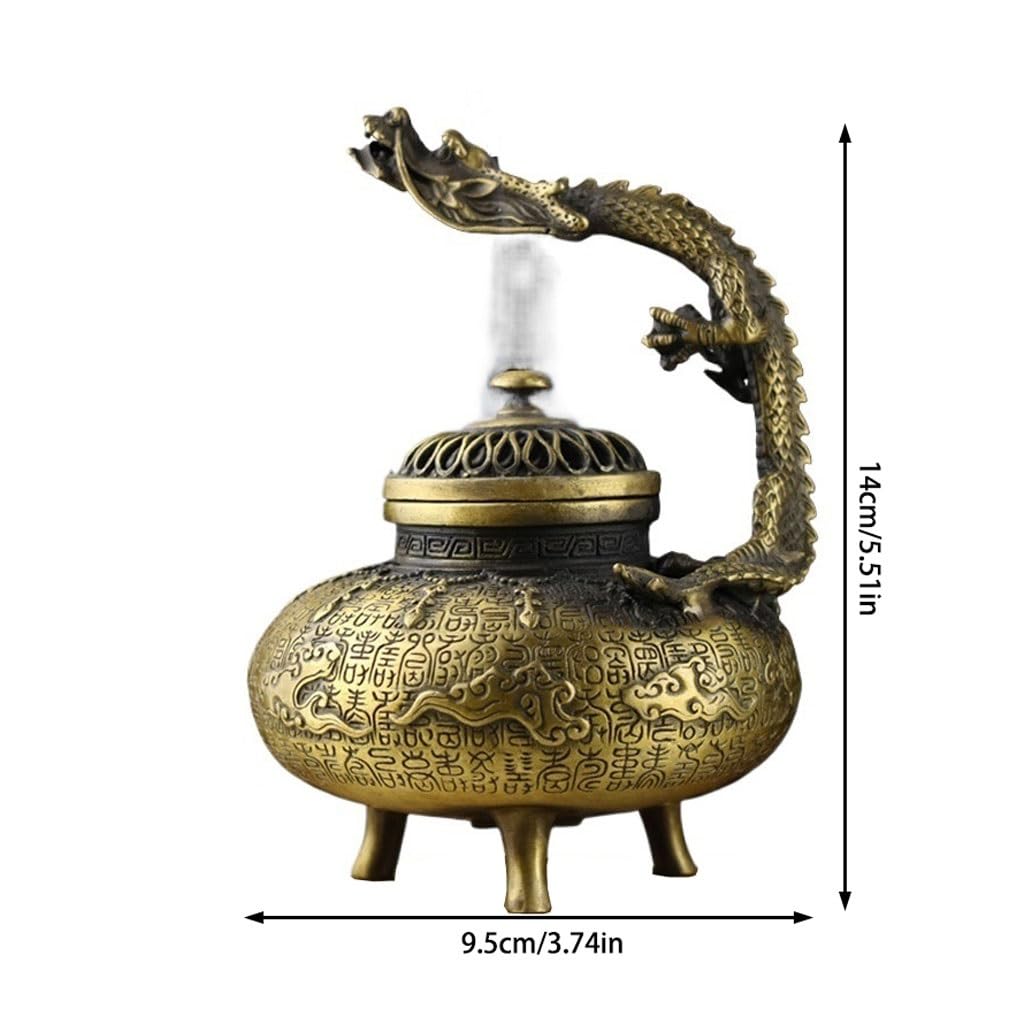 真鍮製ドラゴン香炉 Amazon.co.jp: 香炉 真鍮香炉 コイル お香 クラフトオーナメント 禅